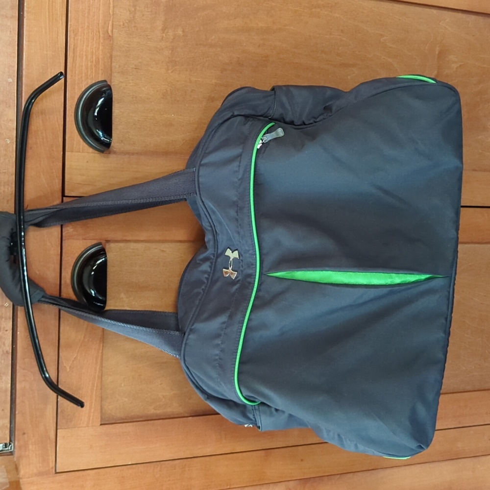 Under Armour Gray Green Athletic Bag Tote